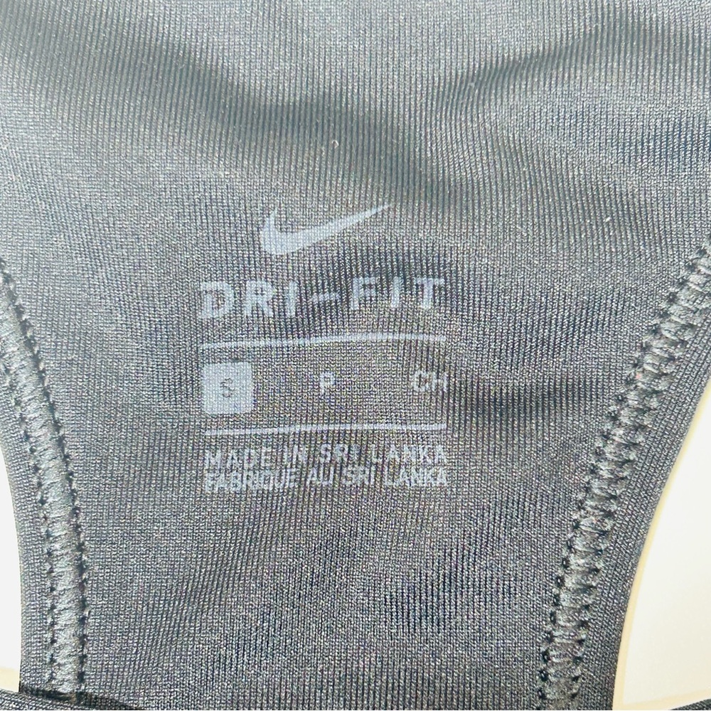 Nike sports bra Victory Compression Drifit sports bra black gold women Size S - Picture 3 of 4